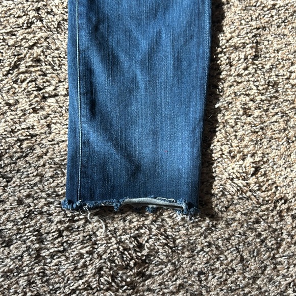 Agolde high rise cropped raw hem skinny jeans - Picture 7 of 11